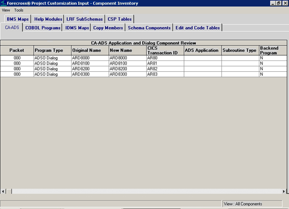 Project Customization Input - PCI